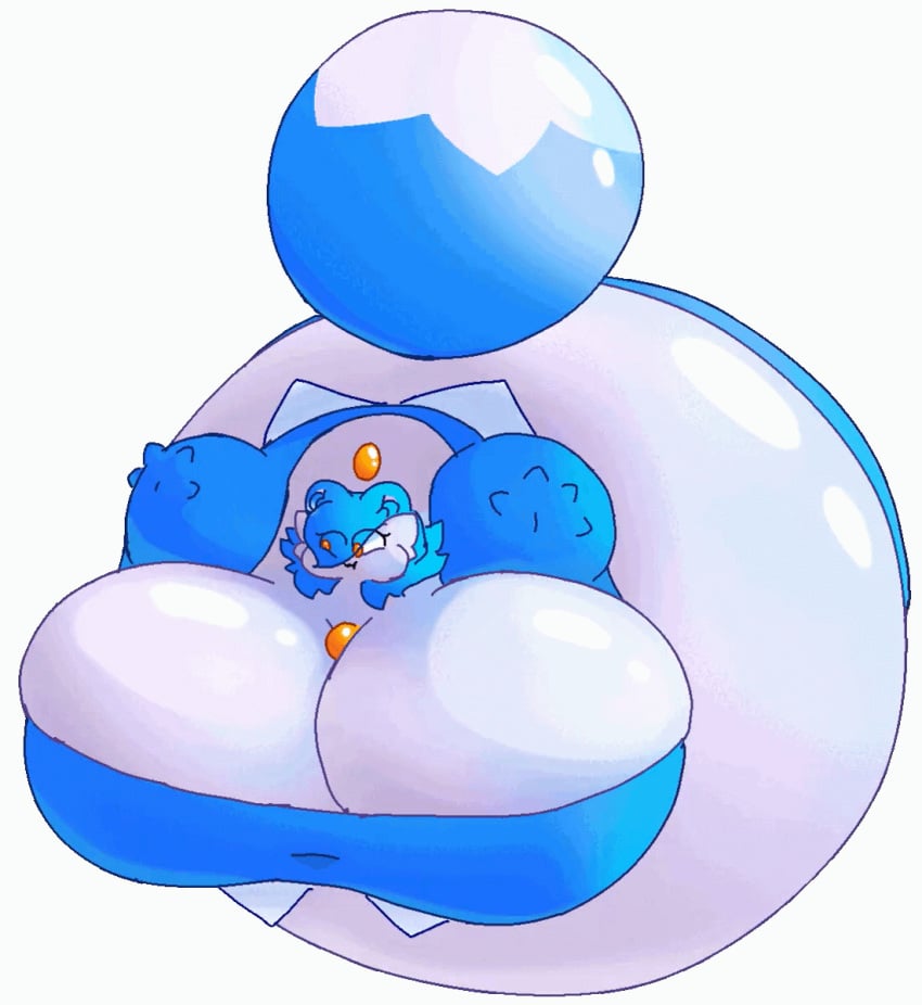 animated big_breasts breasts female gardevoir gardieneko inflated_belly inflation pokémon_(species) pokemon pokemon_(species) spherical_inflation sunken_head sunken_limbs