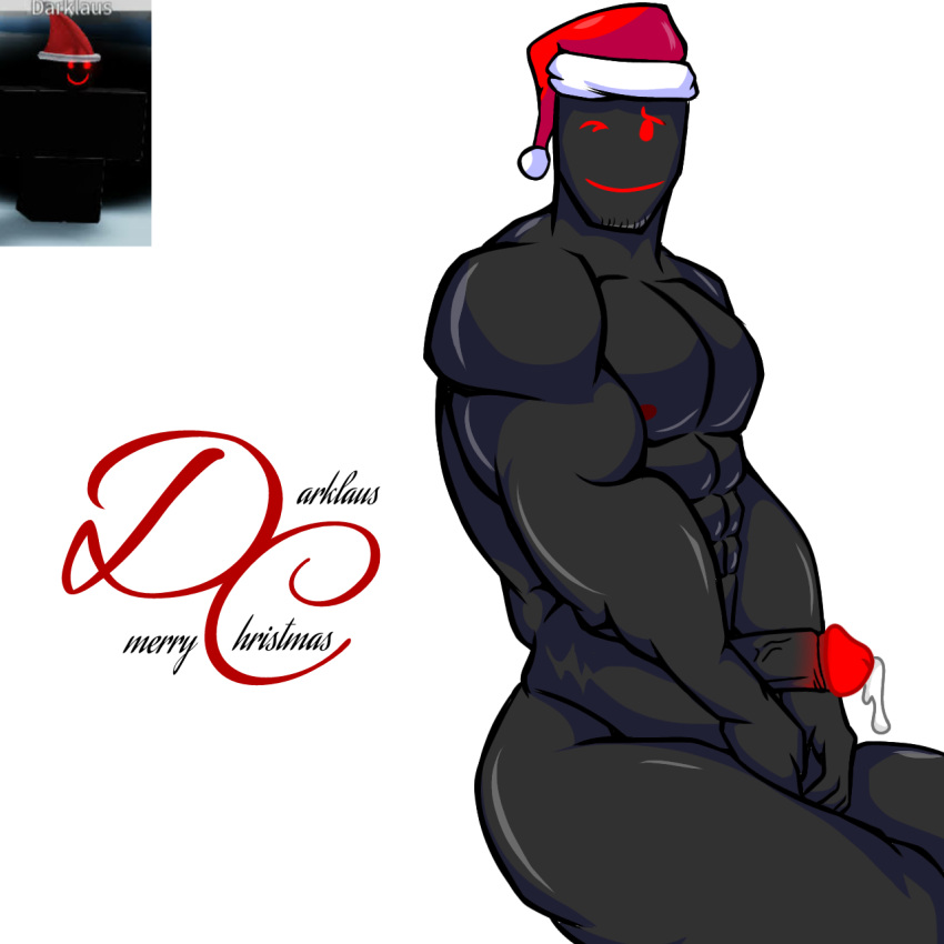 bara black_skin christmas darklaus_(jtoh) gay juke's_towers_of_hell kendrick_nsfw mariah_carey meme muscular_male nude penis_out precum precum_drip roblox roblox_game robloxian santa_costume santa_hat shitpost smirk source_request tagme