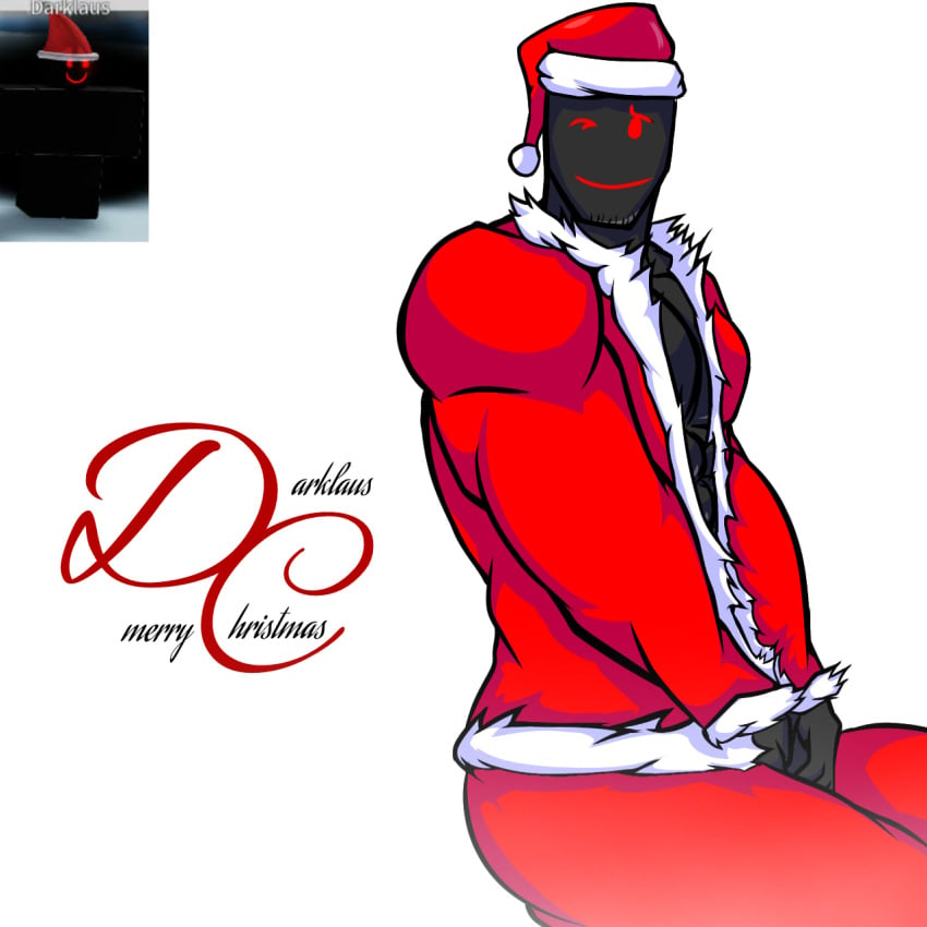 bara black_skin christmas darklaus_(jtoh) gay juke's_towers_of_hell kendrick_nsfw mariah_carey meme muscular_male roblox roblox_game robloxian santa_costume santa_hat shitpost smirk source_request tagme