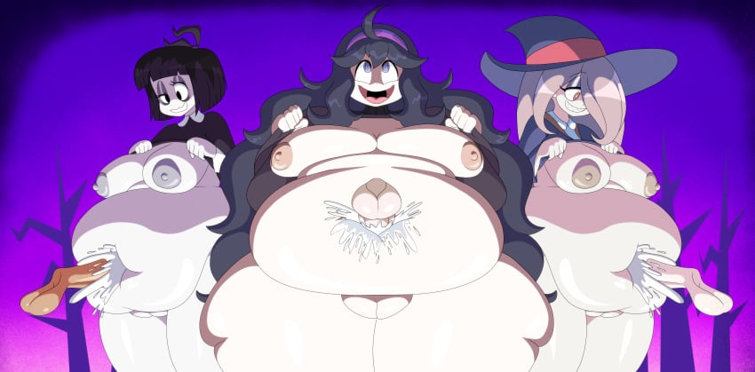 3boys 3girls adult_swim bbw belly_button_penetration belly_fuck belly_sex big_breasts creepy_susie cum cum_in_belly cum_in_belly_button disembodied_penis dress dress_lift fat fat_ass game_freak goth goth_girl hat hex_maniac hooligan_freak huge_belly imminent_sex little_witch_academia looking_at_viewer looming navel_penetration nintendo nipples nude overweight overweight_female penis pokemon pov pov_eye_contact pussy ribbon sex sucy_manbavaran the_oblongs wide_hips witch_hat