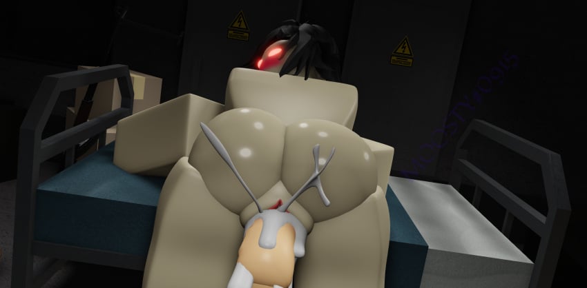 1boy 1girls 3d angry_eyes back_view blush cum cum_in_pussy cum_inside disembodied_penis doggy_style glowing_eyes infected juggernaut_(those_who_remain) moosty roblox roblox_game robloxian self_upload tagme those_who_remain zombie