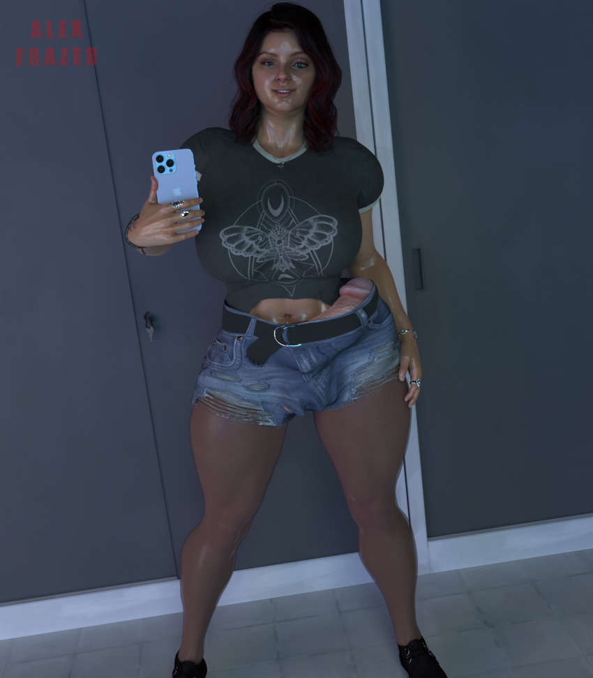 1futa 3d abigail_blyg alexfrazer big_penis futa_only futanari selfie solo standing the_quarry