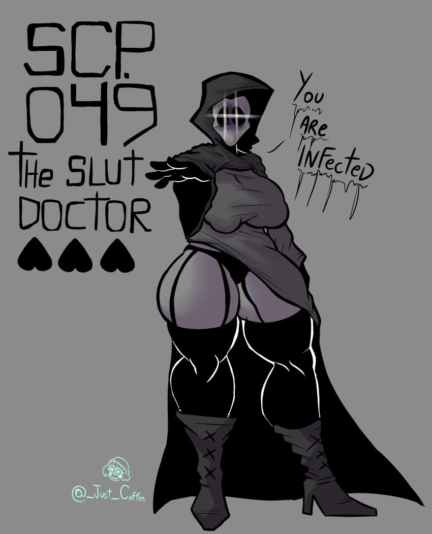 1girls big_ass big_breasts big_butt big_nipples clothed clothing creepypasta cumlord cumlord_(artist) dominatrix eldritch_horror female female_creature female_only just_coffee lingerie looking_at_viewer monster_girl nightmare_waifu nipple nipple_bulge panties pointing_at_viewer rule_63 scp-049 scp_foundation the_scp_foundation thick_thighs