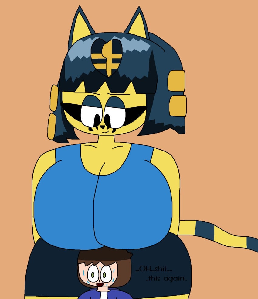 ankha_thompson_(user3345) anthro big_breasts breasts female tagme thatsimpyguy