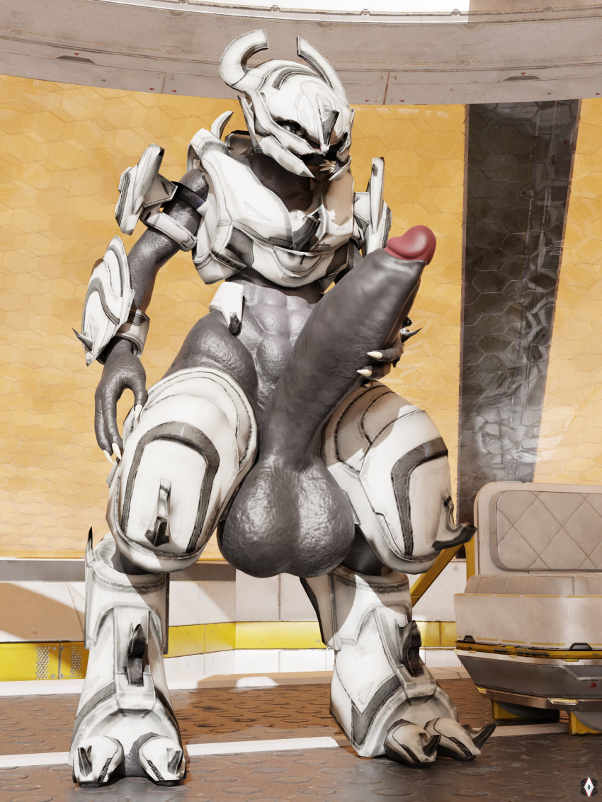 3d big_penis elite_(halo) gabrielarchgod god_arch(artist) halo_(game) halo_(series) huge_balls huge_cock hyper hyper_balls hyper_penis male_only penis sangheili