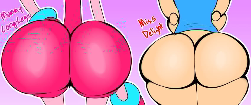 ass_focus big_ass denizen1414 large_ass miss_delight mommy_long_legs poppy_playtime simple_background