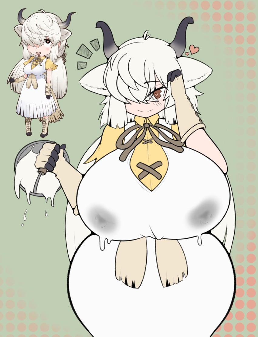 25circle big_breasts breasts female kemono_friends tagme yak_(kemono_friends)