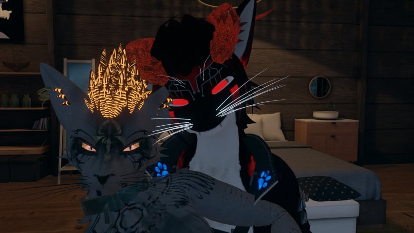 3d anthro anthro_only canid canine fur furry furry_only kyrani male male_only red_fur rexouium tagme twitter url vr_media vrchat vrchat_avatar