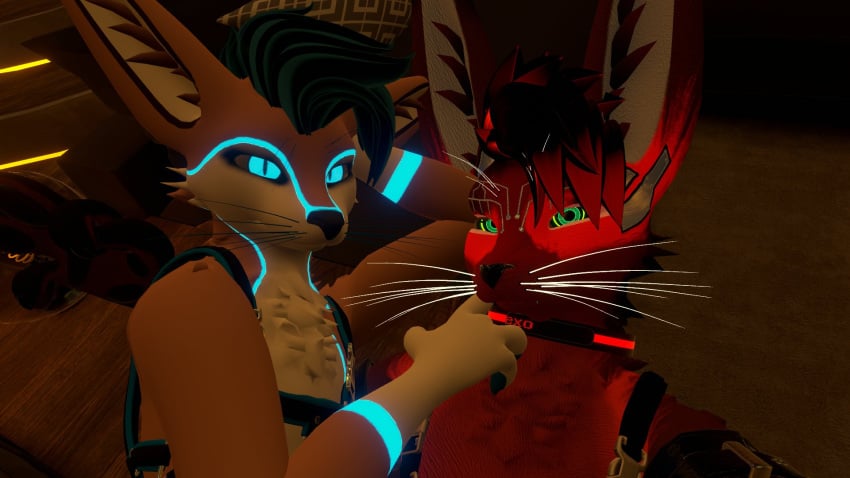 3d anthro anthro_only canid canine fur furry furry_only kyrani male male_only red_fur rexouium tagme twitter url vr_media vrchat vrchat_avatar