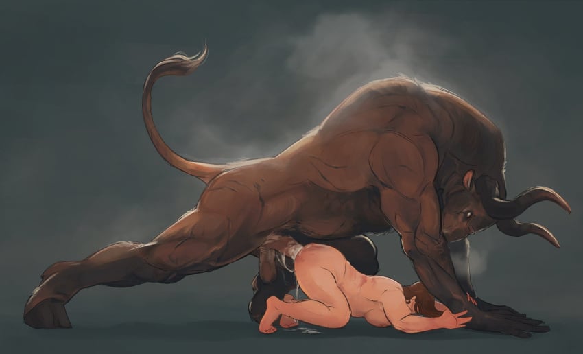 1monster 2d animal_genitalia anthro anthro_on_female anthro_on_human anthro_penetrating anthro_penetrating_female anthro_penetrating_human athletic balls big_ass big_balls bodily_fluids bovid bovine color cum cum_drip cum_in_pussy cum_inside cum_leaking doggy_style duo european_mythology excessive_cum female female_on_anthro female_penetrated fit fucked_silly genital_fluids genitals greek_mythology hi_res hooves horn human human_female human_penetrated interspecies large_penis larger_male looking_pleasured male male/female male_penetrating male_penetrating_female mammal medium_breasts minotaur monster monster_cock monster_on_female monster_on_human monsterfucker monsterfucking muscular muscular_male mythology narrowed_eyes nonhuman_male_on_human_female outstretched_leg penetration penile penile_penetration penis_in_pussy raised_tail saggy_balls sex shrewhub size_difference smaller_female steam sweat thick_penis thick_thighs tiptoes vaginal_penetration wide_hips