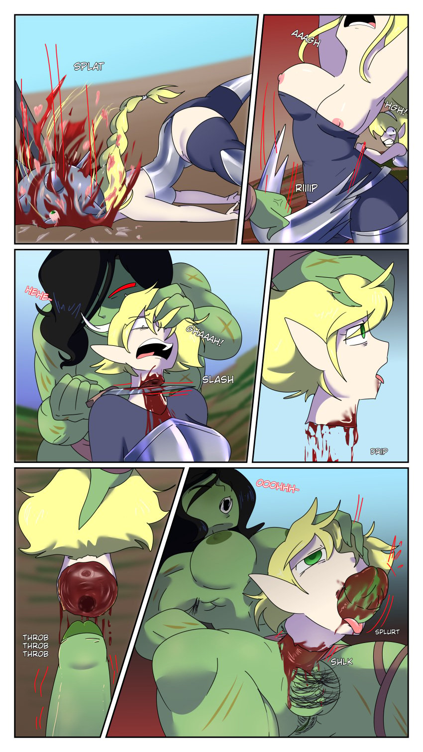 army beheaded beheading blood breasts comic creamyreflex crush crushed_head dead death decapitated_head decapitation dialog dialogue elf elf_ears elf_female elf_girl eyeball female_death forced_exposure futa_on_female futanari gore guro hairy_armpits hairy_balls hairy_pussy head_crushing killed killing knife misogyny multiple_deaths neck_cutting necrophilia nipples nude_futanari orc orc_futanari racism rape red_eyes reverse_blowjob sadistic_smile scar scars scream screaming skull_fucking slit_throat snuff stripped stripped_naked stripping text throat_fuck throat_slit throat_slitting uncircumcised visible_pussy