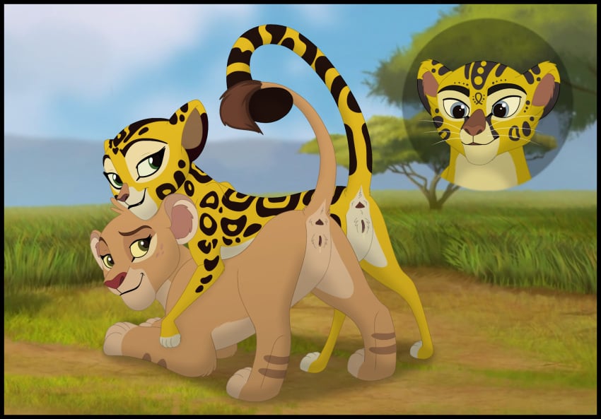 anus ass disney duo female female/female feral genitals hi_res kaion looking_back presenting presenting_anus presenting_hindquarters presenting_pussy pussy raised_tail the_lion_guard the_lion_king