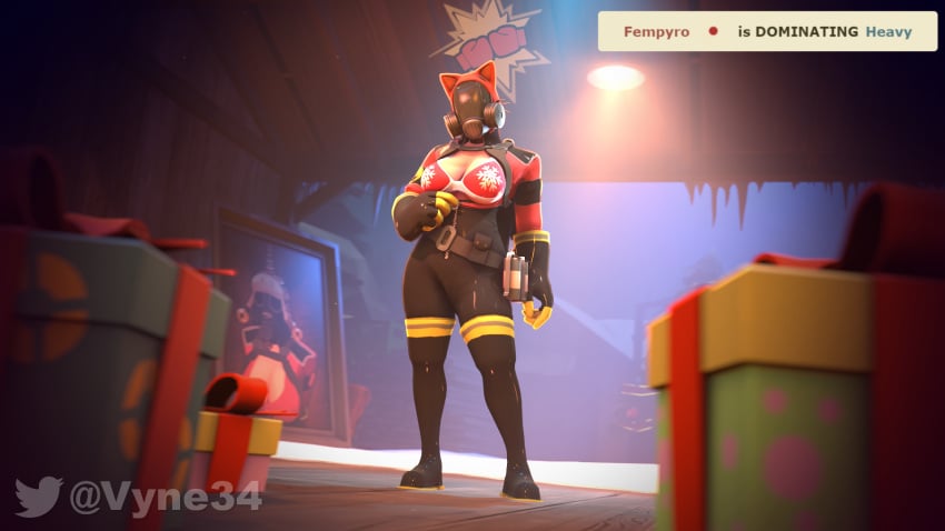 1girls 3d alternate_costume belt big_ass big_breasts big_butt bodysuit bra breasts breasts_out christmas dominant_female domination female fempyro front_view gas_mask gloves heavy_(team_fortress_2) heavy_weapons_guy image looking_at_viewer looking_down night pyro pyro_(team_fortress_2) solo source_filmmaker straps team_fortress_2 thick_thighs thighhighs thighs unzipped unzipped_bodysuit vyne warm_colors wide_hips winter