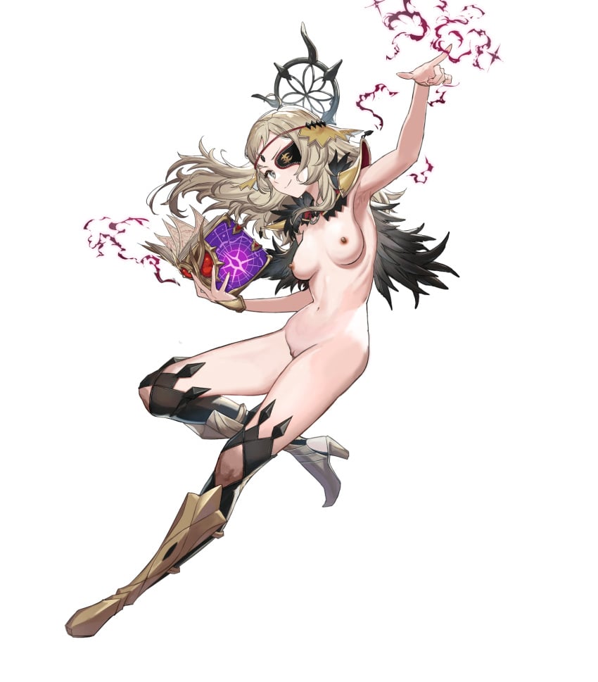 1girls alternate_costume alternate_version_available armpits bare_midriff bare_thighs biggitybiggitybig blonde_hair book boots breasts edit eyepatch female female_only fire_emblem fire_emblem_fates fire_emblem_heroes grey_eyes hairless_pussy high_heels long_hair magic medium_breasts midriff naked_boots naked_footwear naked_thighhighs nintendo nipples nude nude_female nude_filter official_alternate_costume ophelia_(fire_emblem) ophelia_(starlit_maiden)_(fire_emblem) pussy smile solo thighhighs thighs transparent_background