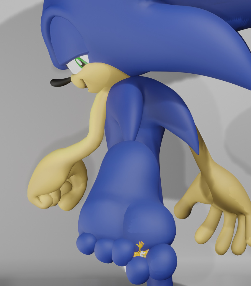 3d_(artwork) 5_toes anthro ask-macro-rookie barefoot between_toes digital_media_(artwork) duo feet foot_fetish foot_focus forced hi_res humanoid_feet macro male male/male micro nude sega soles sonic_(series) sonic_the_hedgehog sonic_the_hedgehog_(series) tails toes