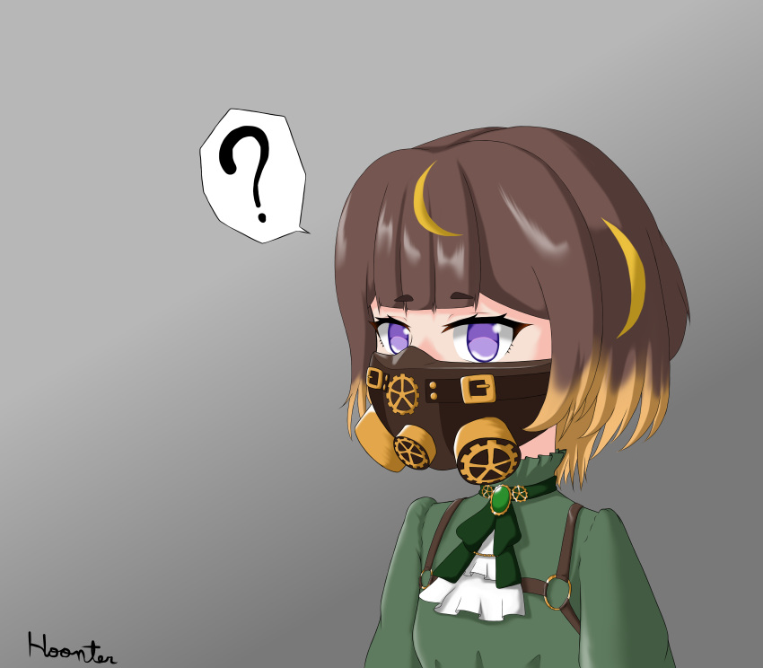 anya_melfissa brown_hair face_mask hololive hololive_indonesia hololive_indonesia_holoro hoonter purple_eyes virtual_youtuber vtuber