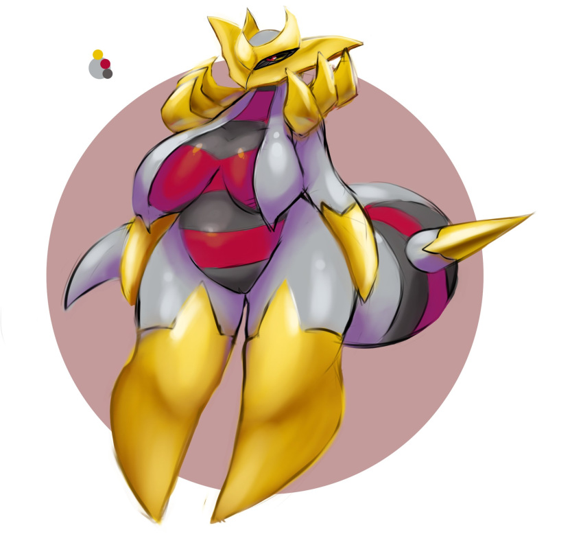 anthro artesjsc big_breasts breasts female giratina pokémon_(species) pokemon scalie tagme