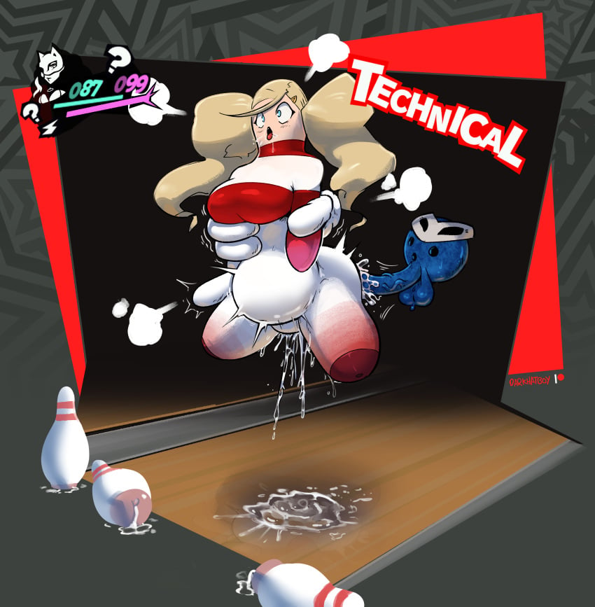 alternate_version_available ann_takamaki atlus belly_inflation big_belly big_penis blonde_hair blue_eyes blush blush_lines bowling_ball bowling_pin bowling_pins cum cum_in_ass cum_inside cumflation cumming cumming_inside darkhatboy fuckable_pin glove hairclip horny_blue_bowlingball hp_bar huge_hand inflated_belly inflation mask penis penis_in_ass persona persona_5 sex sex_from_behind suprised surprised_expression surprised_face surprised_look textless textless_version transformation transformation_sequence twintails white_glove wyer_bowling wyer_bowling_(meme)