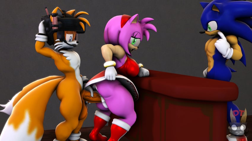 1girls 2boys 3d amy_rose cucked_by_friend cuckold devilstophat miles_prower sega sex sonic_(series) sonic_the_hedgehog sonic_the_hedgehog_(series) tagme tails tails_the_fox