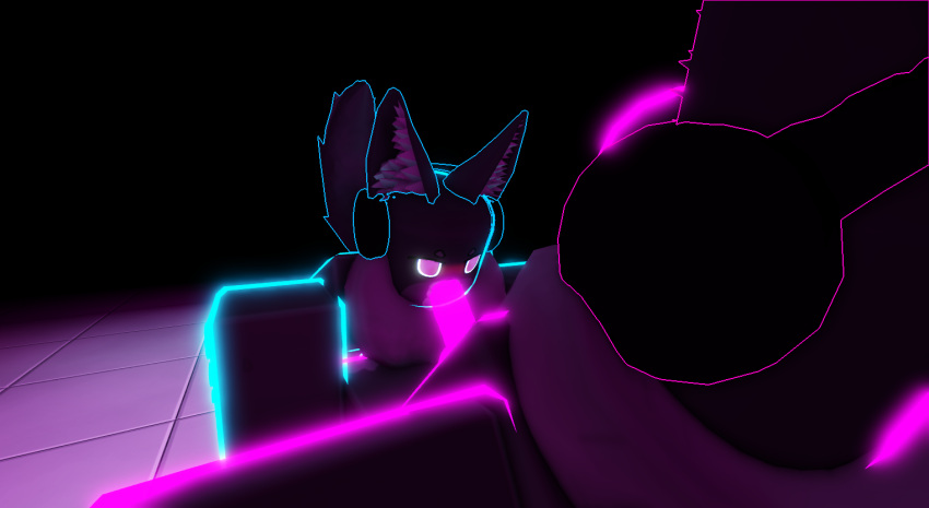 2boys 3d anthro cum_on_face furry gay glowing_body glowing_cum glowing_markings glowing_penis jammer_(kaiju_paradise) jammerfan83 kaiju_paradise oral roblox roblox_game self_upload tagme