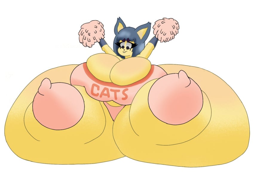 1girls animal_crossing ankha ankha_simpson_(user3345) big_ass big_breasts breasts bubble_butt female female_only huge_ass nintendo solo solo_female user3345