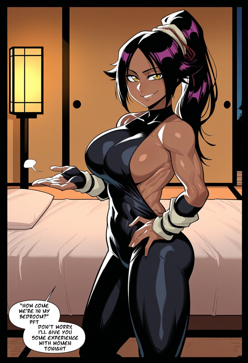 Yoruichi Shihouin (Bleach) Rule 34 Image