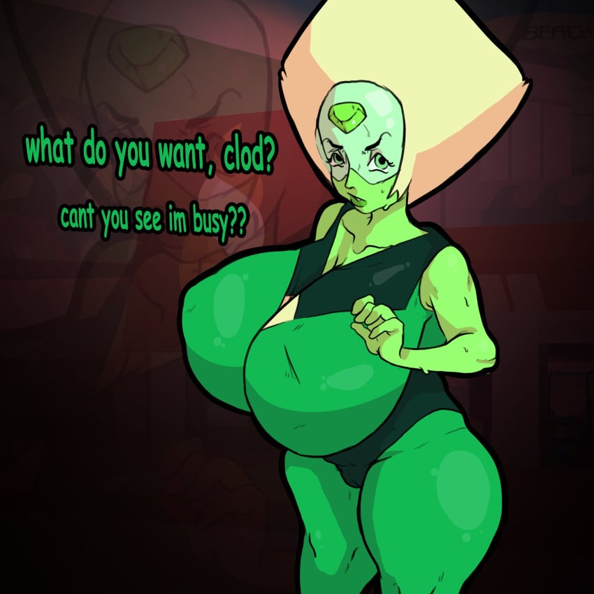 1girls big_breasts peridot_(steven_universe) shortstack steven_universe tagme tagme_(artist) tennohsmantra