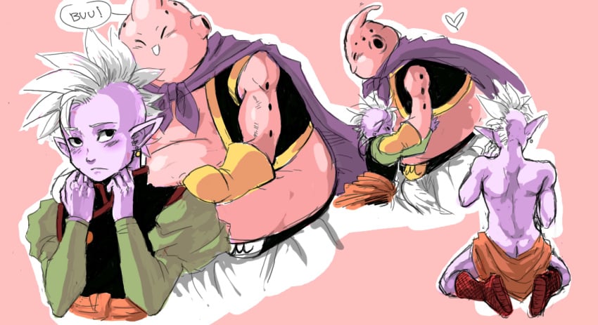 dragon_ball dragon_ball_z majin_buu male_only shin_(dragon_ball) tagme