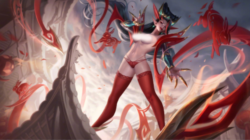 breasts league_of_legends mythmaker_series mythmaker_zyra richtofen zyra