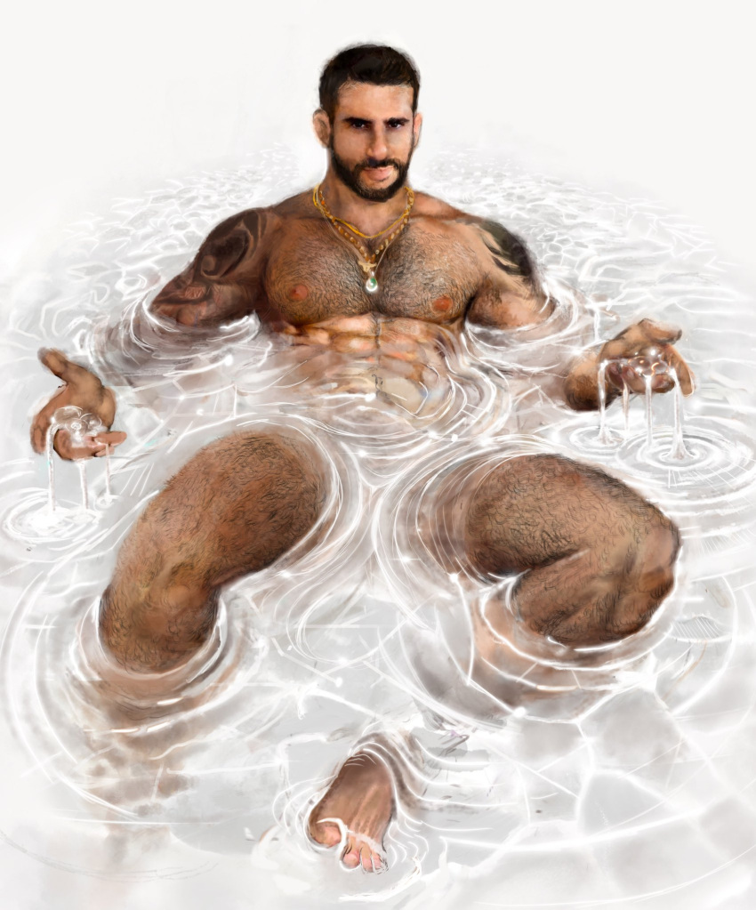 adam_wellington_studio arab arab_male arabian bathtub dj eliad_cohen feet hairy_chest in_water influencer instagram_model looking_at_viewer male male_only middle_eastern middle_eastern_male muscles muscular muscular_male necklace onlyfans_model pecs posing real_person tattoos teasing thick_thighs water