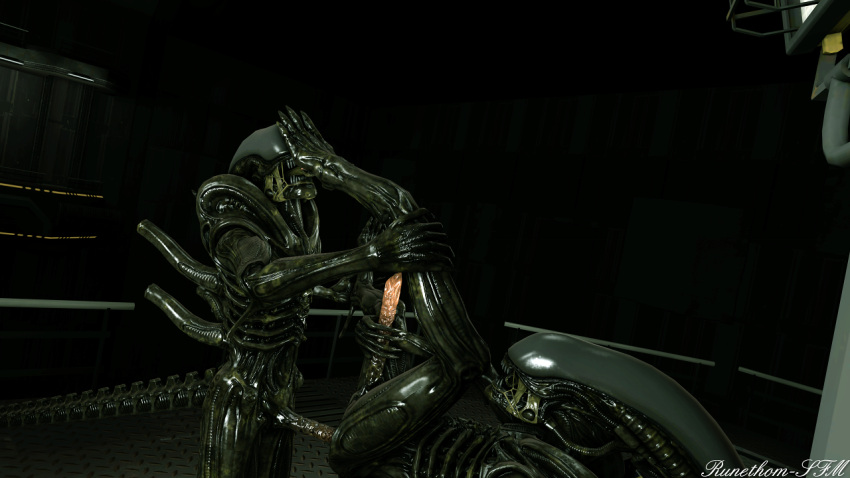 3d alien alien_(franchise) alien_penis ass foot_fetish gay gay_anal gay_handjob gay_sex male male/male male_penetrating_male male_xenomorph runethom-sfm source_filmmaker xenomorph