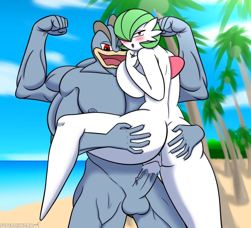 alternate_version_available anthro anus beach big_balls big_penis blush breasts breasts_on_chest cum_in_pussy cum_inside derivative_work dick erection fertilization flexing foreskin gardevoir green_hair happy interspecies leaking leaking_cum leaking_pussy lifting machamp muscle muscles muscular muscular_male naked naked_female naked_male nipples nude nude_female nude_male nudist nudist_beach outdoor_nudity outdoor_sex outdoors outside outside_sex pokémon_(species) pokemon pokemon_(species) red_eyes reference_work self_upload sex size_difference squished_breasts standing standing_sex straight supermilkman throbbing throbbing_penis vagina vaginal_insertion vaginal_penetration vaginal_sex