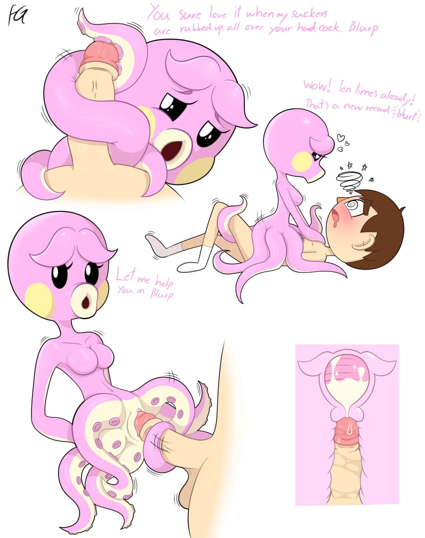 2021 absurd_res animal_crossing anthro anthro_penetrated balls black_eyes bodily_fluids bodily_fluids_in_pussy breasts brown_hair cephalopod clothing coleoid cowgirl_position cum cum_in_pussy cum_in_uterus cum_inside cumshot dialogue duo ejaculation english_text erection fatalafterdark featureless_breasts female female_on_human female_on_top female_penetrated footwear footwear_only from_front_position genital_fluids genitals hair heart hearts hi_res human human_on_anthro human_penetrating human_penetrating_anthro human_penetrating_female interspecies light-skinned_male light_body light_skin male male/female male_on_anthro male_on_bottom male_penetrating male_penetrating_anthro male_penetrating_female mammal marina_(animal_crossing) marine medium_breasts mollusk mostly_nude motion_lines nintendo nude octopodiform octopus on_bottom on_top penetration penile penile_penetration penis penis_in_pussy pink_body pink_text pussy semen sex socks socks_only spiral_eyes star stars tentacle tentacle_sex tentaclejob tentacles text uterus vaginal_penetration video_games villager_(animal_crossing)
