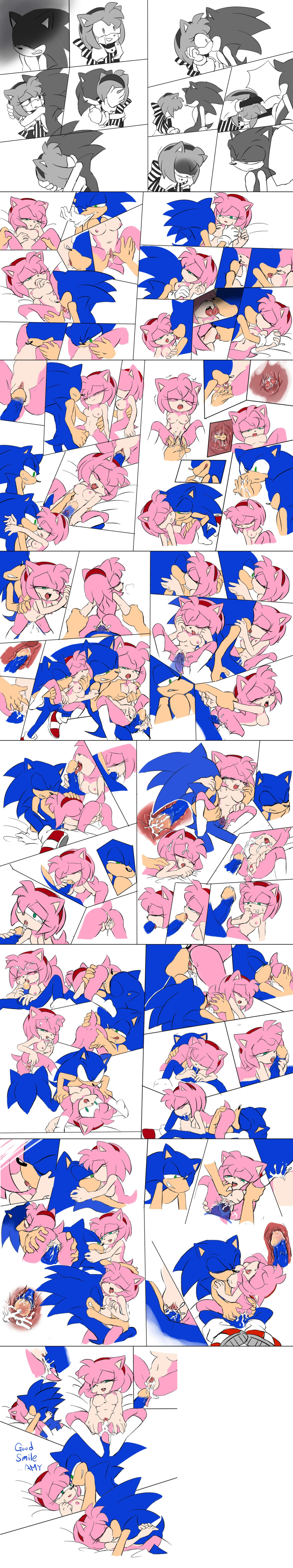 69 amy_rose anthro blowjob comic cum cunnilingus drinking_pussy_juice eating_pussy english_text facesitting fellatio female_penetrated garugirosonicshadow hedgehog kissing long_comic masturbating_during_fellatio masturbation monochrome multiple_images no_gloves penetration penilingus pink_fur pov prison_guard_position pussy pussy_juice pussy_juice_on_face pussy_juice_on_fingers sega sex sonic_(series) sonic_the_hedgehog sonic_the_hedgehog_(series) straight wholesome