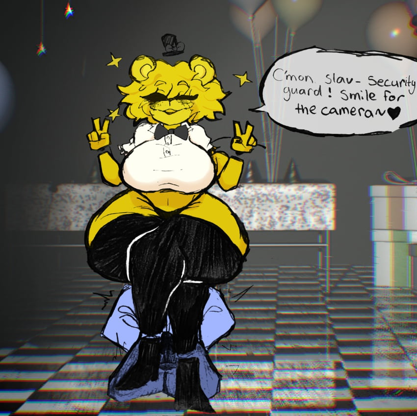 1boy 1girls animatronic ass ass_eating bear bear_ears between_ass big_ass big_breasts breasts cally3d clazzey crossed_legs cryptiacurves eating_ass edit facesit facesitting fazclaire's_nightclub five_nights_at_freddy's fnaf freddy_(fnaf) fredina's_nightclub fredina_(cally3d) frenni_(cryptia) frenni_fazclaire giantess gold_hair gold_skin golden_freddy golden_freddy_(fnaf) golden_fredina_(cally3d) head_between_ass head_between_cheeks holding_ass holding_butt huge_ass machine massive_ass massive_butt metallic_body milosartses robot scottgames sunset_seat type_0