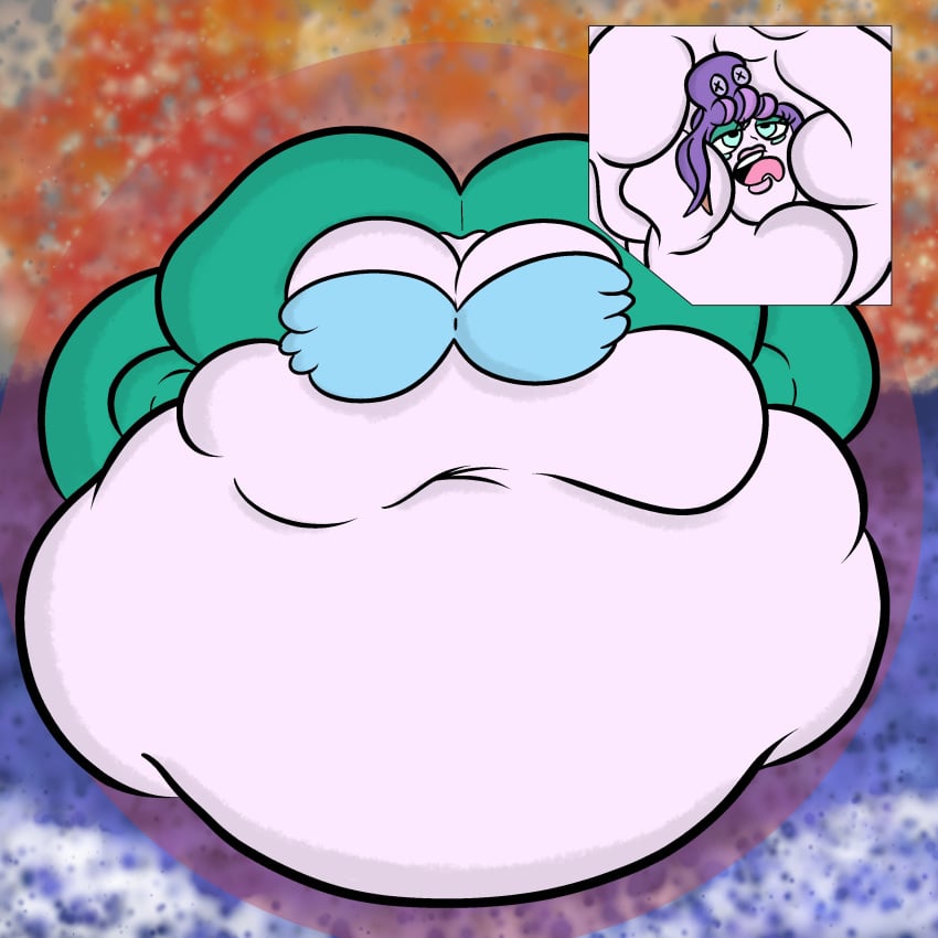 big_breasts breasts cala_maria cuphead_(game) female massive_belly morbidly_obese obese sinkcandycentral tagme what