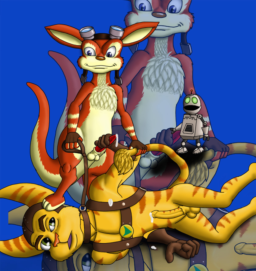 clank_(ratchet_and_clank) cobra_mcjingleballs daxter jak_and_daxter male_only ratchet_(ratchet_and_clank) ratchet_and_clank