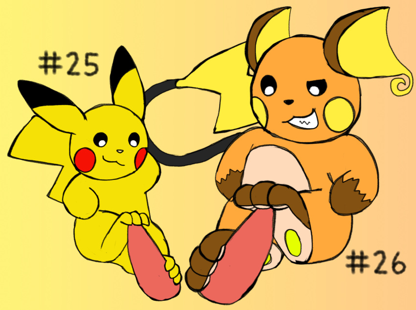 2022 3_toes ambiguous_gender disembodied_penis english_text erection feet feral foot_fetish foot_play footjob generation_1_pokemon genitals hi_res male nintendo paws penis pikachu pokémon_(species) pokemon pokemon_(species) raichu secretsableye sex simple_background smile text toes video_games