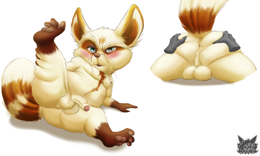 1boy age_difference ailurid anthro anus arm_support ass balls ballsack beige_fur blue_eyes blush body_hair chest_tuft disembodied_hands eyebrows facial_hair fennephilim_fox fluffy_fur fluffy_tail foreskin front_view fur genitals hairy_balls hand_on_butt hi_res humanoid_penis intact leaning_on_elbow leg_grab looking_at_viewer lying male male_only mammal master_shifu multicolored_body multicolored_fur mustache nude_male older_male one_leg_up open_mouth partially_retracted_foreskin pawpads penis perineum presenting raised_eyebrow raised_leg raised_tail rear_view red_panda scrotum semi-erect simple_background smooth_penis solo spread_butt spread_legs spreading tan_body tan_fur testicles toe_curl tuft two_tone_body two_tone_fur uncut