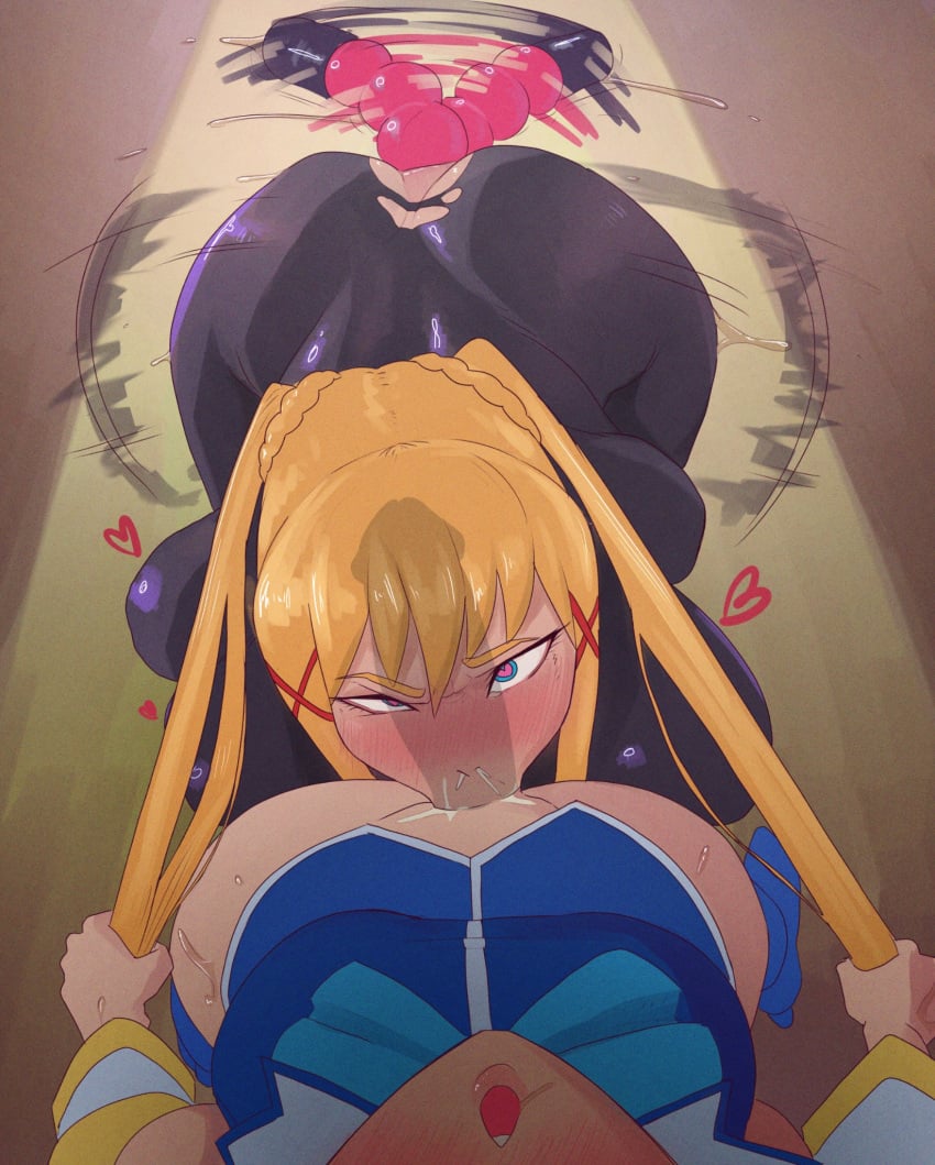 1futa 1girls 2022 :>= all_fours all_the_way_to_the_base anal anal_beads anal_insertion anal_object_insertion aqua_(konosuba) ass_shake black_bodysuit blonde_hair blue_dress blue_eyes blush bodysuit bottomless breasts clothed clothing cum cum_in_mouth cum_in_nose darkness_(konosuba) deepthroat deity detached_sleeves dildo dildo_in_ass dress duo faceless faceless_character faceless_futanari fellatio female female_focus futa_on_female futa_with_female futanari goddess grabbing_another's_hair hair_pull handlebars heart heart-shaped_pupils high-angle_view highres huge_anal_beads human irrumatio irrumatio_handles kiviyomi kono_subarashii_sekai_ni_shukufuku_wo! large_anal_beads large_breasts light-skinned_female light-skinned_futanari light_skin long_hair long_sleeves looking_at_viewer motion_lines multiple_girls object_insertion open_mouth oral partially_clothed penis pulling_hair pulling_twintails sex_toy sex_toy_in_ass sex_toy_insertion sidelocks standing symbol-shaped_pupils torn_bodysuit torn_clothes torn_clothing twintails vibrating_anal_beads vibrator x-ray