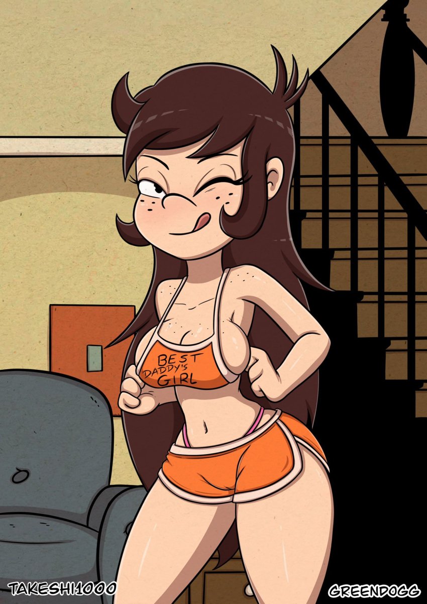 bathroom big_breasts clothing curvy greendogg inbred lyra_loud nickelodeon panties paramount_pictures seductive takeshi1000 the_loud_house