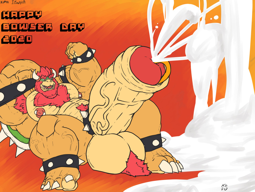 abs biceps bowser cock_ring excessive_cum furry gay hyper hyper_balls hyper_genitalia hyper_penis hyper_testicles kumalqwha male male_focus male_only mario_(series) muscle muscles muscular muscular_arms muscular_ass muscular_back muscular_legs muscular_male muscular_thighs nipples pecs veins veiny_penis