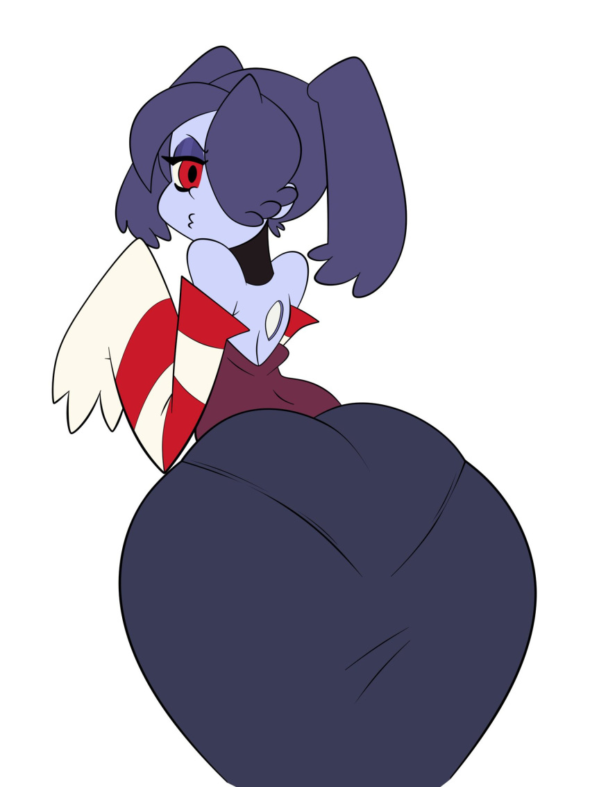 :3 ass ass_focus ass_in_dress big_ass clothed dead dumbp13 huge_ass panties_visible_through_clothing pantylines skullgirls squigly tight_clothes tight_clothing tight_dress twintails undead wide_ass wide_hips