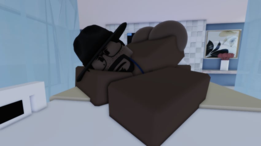 ass big_ass black_body black_male cute daviiblue doctor eyelashes hospital male_only roblox scared small_penis tv wants_cum