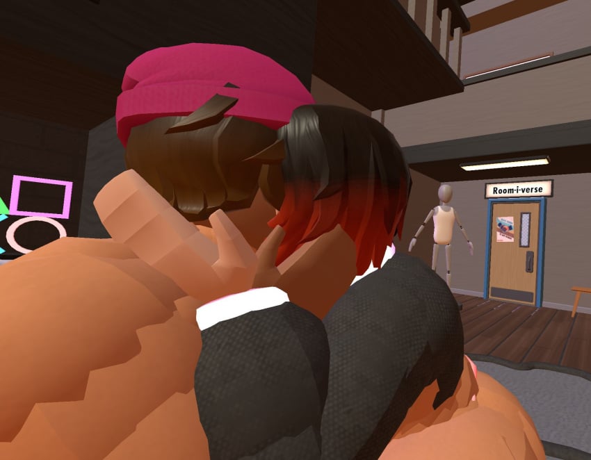 before_sex itssmeig kissing makeout making_out rec_room rec_room_avatar tagme