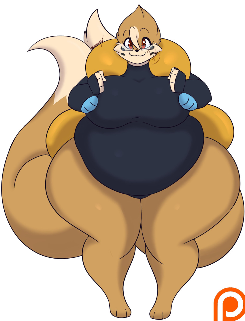 1girls anthro anthro_only bailey_(dewwydartz) big_breasts breasts breasts_bigger_than_head chubby chubby_female dewwydarts dewwydartz female floatzel fur furry furry_only huge_breasts huge_thighs pokémon_(species) pokemon thick_ass thighs wide_hips