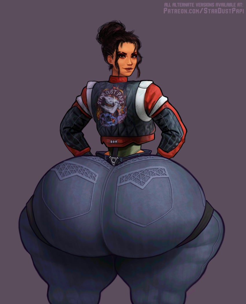 1girls ass big_ass bottom_heavy bubble_butt clothing cyberpunk_2077 dat_ass dumptruck_ass fat_ass female female_only huge_ass ignantastro large_ass looking_at_viewer looking_back massive_ass panam_palmer solo stardustpapi thick_ass thick_thighs thunder_thighs wide_hips