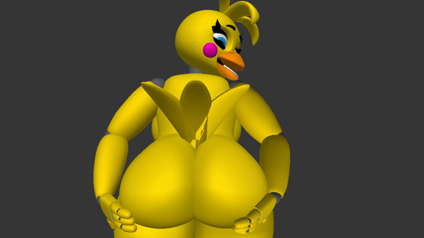 big_ass five_nights_at_freddy's prisma3d toy_chica_(fnaf)