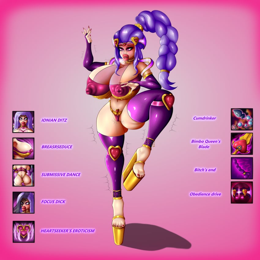 adekvatx ass ass_expansion bimbo bimbofication brain_drain brainwashing breast_expansion breasts female fully_clothed gameplay_mechanics hair_color_change hair_growth high_heels huge_ass huge_breasts hypnosis irelia_xan league_of_legends lip_expansion mind_break mind_control nipples post_transformation thick_lips thick_thighs thigh_expansion transformation wide_hips