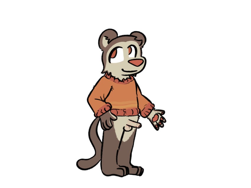 anthro anthro_male anthro_only artist_upload brown_fur character_introduction cheek_tuft clothed clothing cock cub cub_male dick fan_character felixmcfurry foreskin fur furry furry_male furry_only genitals looking_away looking_away_from_viewer male male_only max_design_pro max_design_pro_oc max_design_prooo monkey oc oc_only original_character partially_clothed paw penis posted_by_artist reference signature simple_background smiling sock_monkey solo solo_male sweater tagme transparent_background trevor_(max_design_pro)_(felixmcfurry) uncircumcised uncircumcised_penis uncut uncut_penis yiff young young_male